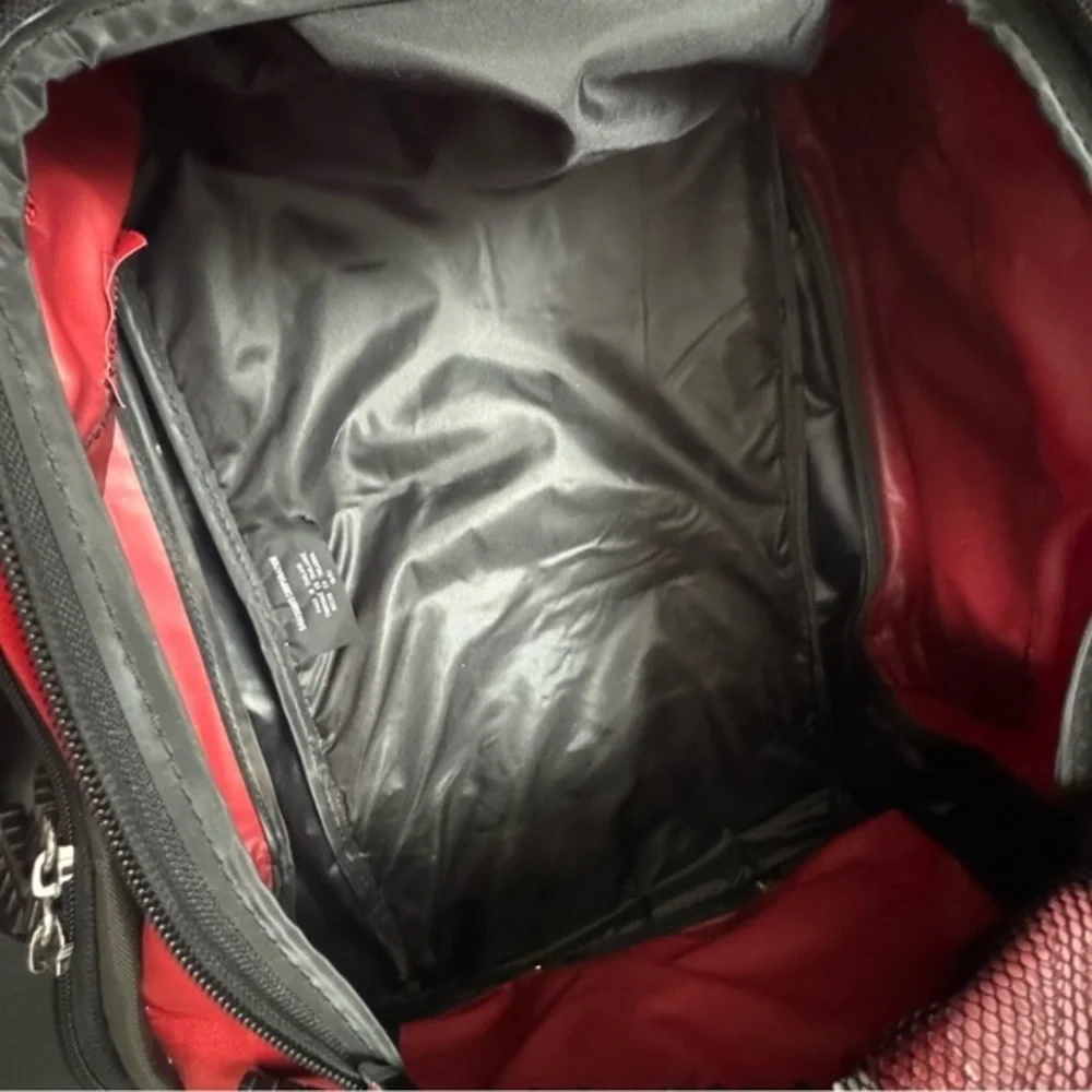 Vtg Hummer Samsonite Red Black‎ Convertible Duffle Backpack Bag Travel Collect
